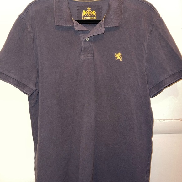Express Gray Polo Shirt - Picture 1 of 4